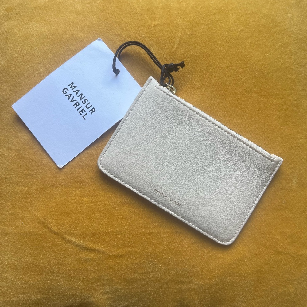 Mansur Gavriel Off-White Card Holder